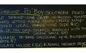 UPDATE: we are sold out of Po' Boy specia but still have side of the day and full menu