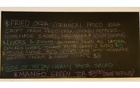 We have some new items for dinner special tonight, August 12
