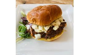 Hometown Smash Burger- Certified Angus Beef Patty-Chili-Diced Onion-Homemade Ballad Beer ...