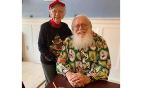 We are so excited to share that we were blessed with a visit from Santa and Mrs