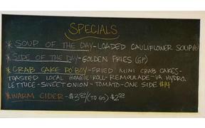Here are your Tuesday, January 5th specials