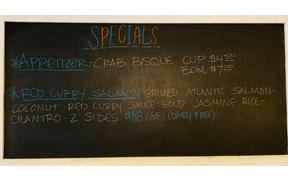 Chef has some fabulous Pre-Valentine's specials for you today, February 12th