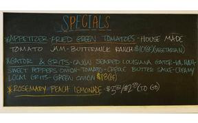You might want to wear your comfy pants today for Chef's specials, April 21st