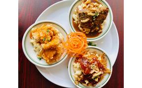 Your April 29th dinner special is a Mac Bowl Trio-Calabash Mac-Homestead Mac-Main St