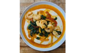 NEW SPECIAL FOR MAY 7th-Tupelo Shrimp & Grits-Jumbo Shrimp-Sweet Peppers-Spinach-Creole Butter ...