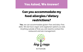 Do you have food allergies?