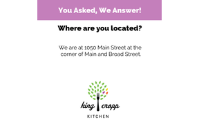 Still wondering where our new location is? We're on Main Street, near Mt