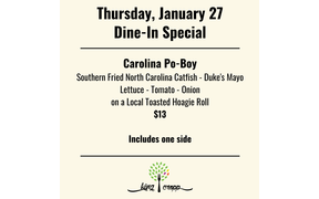 Chef has a tasty special for today, Thursday, January 27!