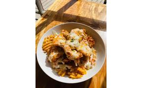 Chicken & Waffle Fries for your Friday, February 18th Special