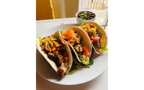 April 25th Taco Tuesday is Calypso Tacos - Jerk Mahi Mahi - roasted corn salsa - smoked tomato ...