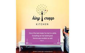 We love our King Cropp Team and you're always welcome to come be a part of our family table