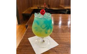 Come enjoy a Beautiful Day with us! Tequila, vodka, OJ and blue curaçao hits the spot