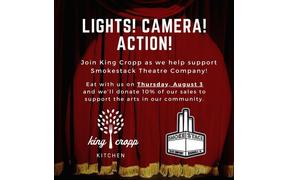 Make a plan now to come out THIS THURSDAY to help support Smokestack Theatre Company