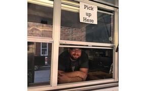 Time to ring the dinner bell! Chef Chris is all set up and waiting for you on Newton St until 2 pm