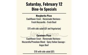 Saturday specials just for you! Come on out and see us