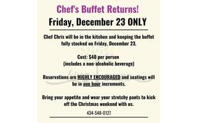 You've asked for it and it's coming back for ONE NIGHT ONLY on Friday, December 23
