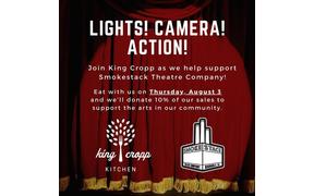 Make a plan now to come out THIS THURSDAY to help support Smokestack Theatre Company