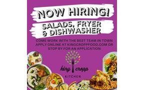 Are you looking for a change and want to work with the best team in town? We'd love to talk to you