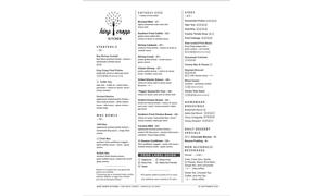 SURPRISE! We've got a new menu for you