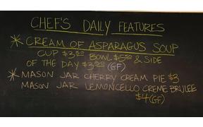 Here are our specials for Friday evening
