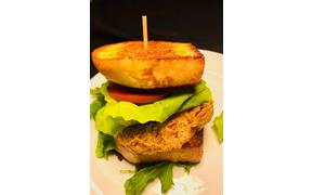 Here is our Fried Steak Sandwich that is available for lunch special today