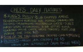 Check out the King's Philly for our lunch special today