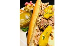 Come warm up with Chef's Carolina Dip-Local Beer Braised Pork-Pepperoncini Peppers-White ...