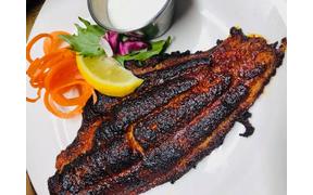 Tonight's dinner special, NC Blackened Catfish with your choice of two sides for $17