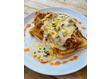 March 10th dinner special-Texas Chicken-Southern Fried Chicken Breast-Ham Gravy-Cheddar ...