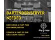 Do you have that special skill to mix the perfect cocktail and love to make people happy by ...