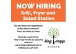 Do you have experience on the grill or at the fryer?