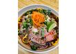 New special for dinner- Beef Noodle Bowl-Shaved Rib-eye-Rice Noodle-Peppers-Cilantro-Green ...